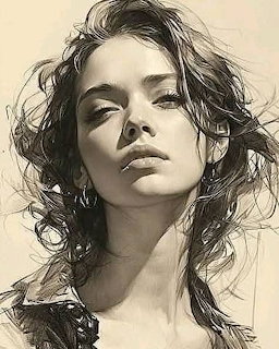 Woman Portrait Sepia Tones