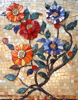Mosaic Vine Flowers