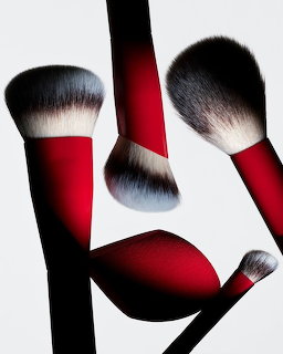 Red Makeup Brushes