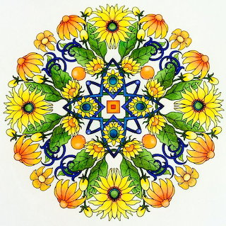 Sunflower Mandala Pattern