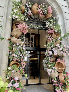 Floral Basket Entrance Display