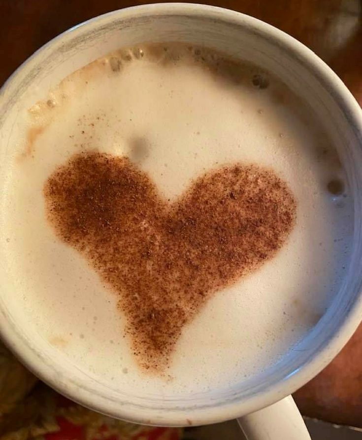 Cappuccino Latte Heart Art