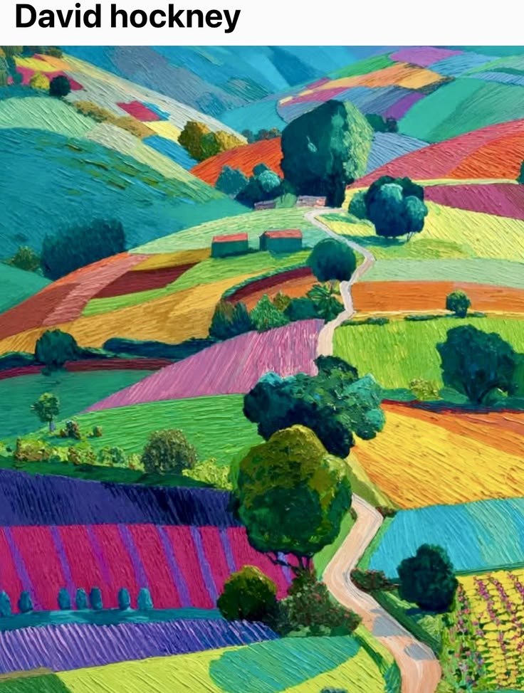 David Hockney Landscape
