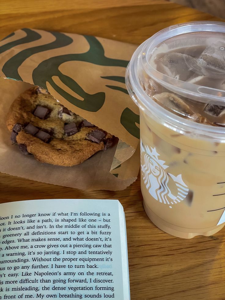 Iced Coffee and Cookie