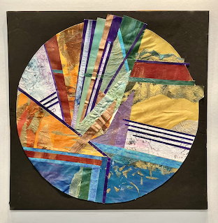 Geometric Circular Collage Art