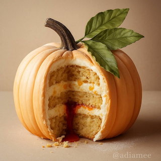 Pumpkin Cake Slice