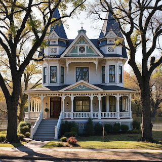 Victorian Home with Turrets