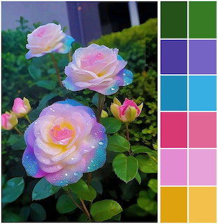 Pastel Roses Palette