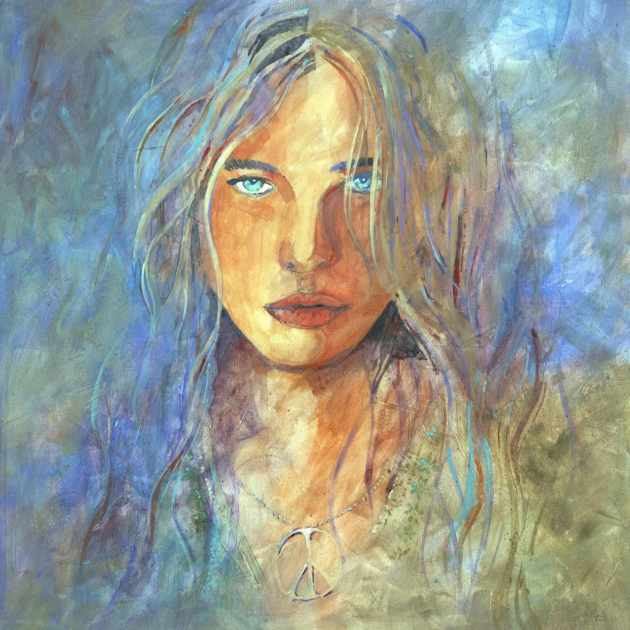 Hippie Chick Portrait