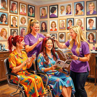 Beauty Salon Portrait Session