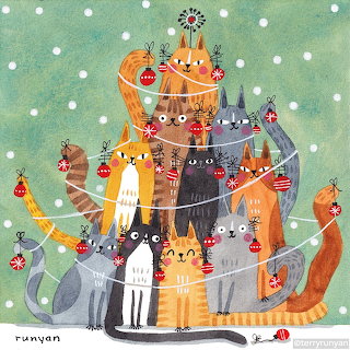 Christmas Kitty Tree