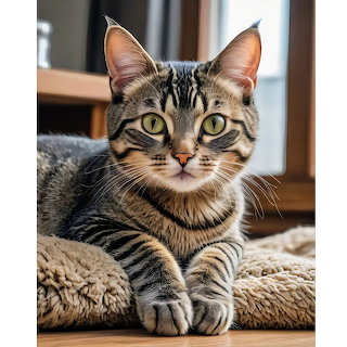 Tabby Cat Portrait