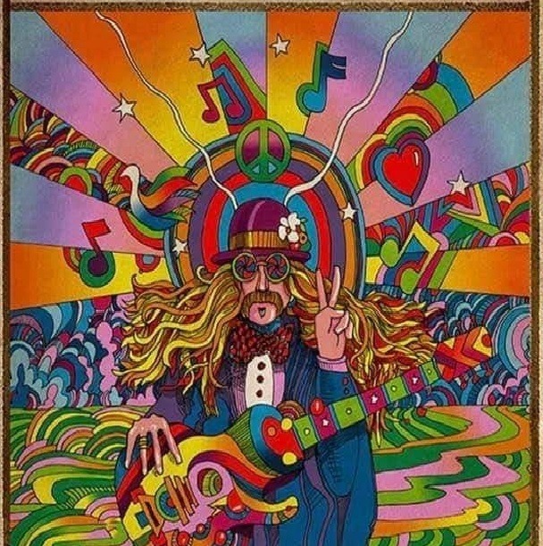 Peace Psychedelic Portrait
