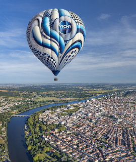 Hot Air Balloon Over Vichy