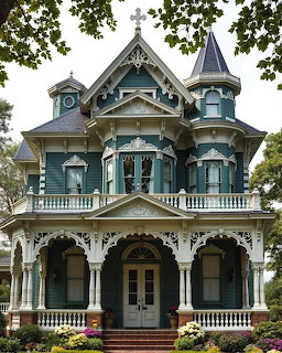 Victorian Mansion with Turret