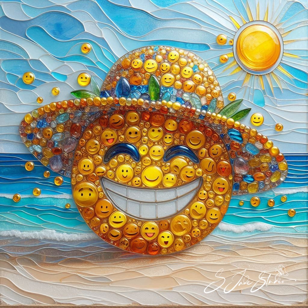 Smiley Face Emoji Art