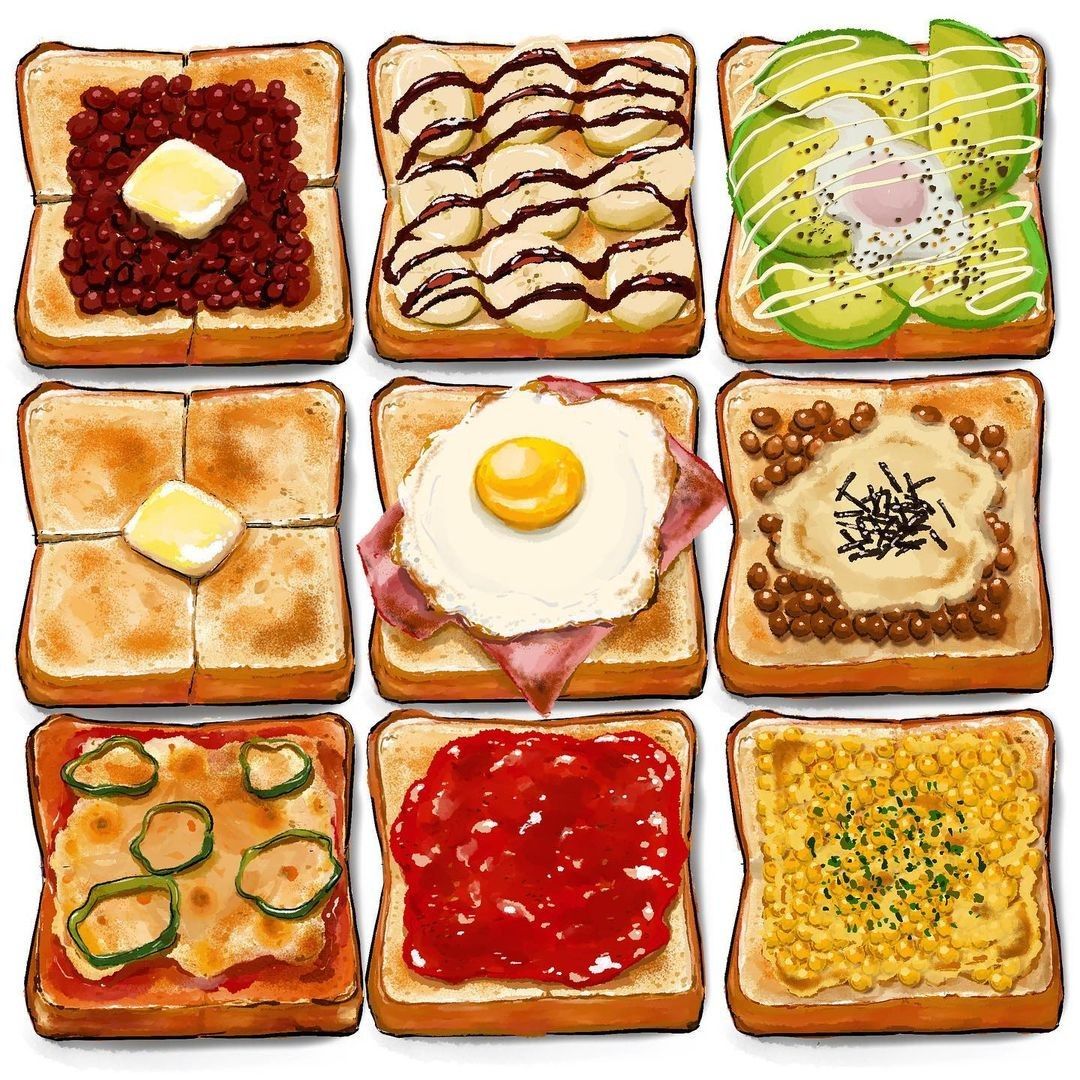 Assorted Toast Toppings