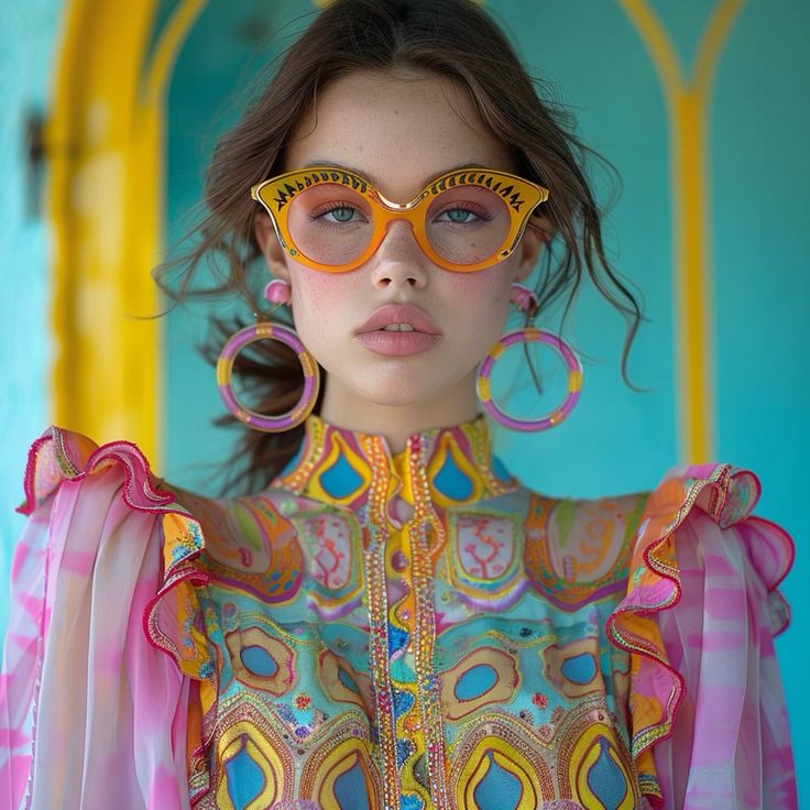 Colorful Fashion Portrait