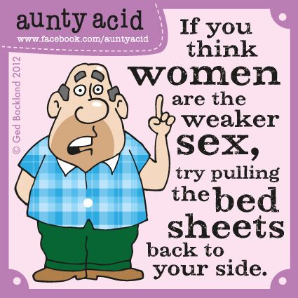 Aunty Acid Comic Strip