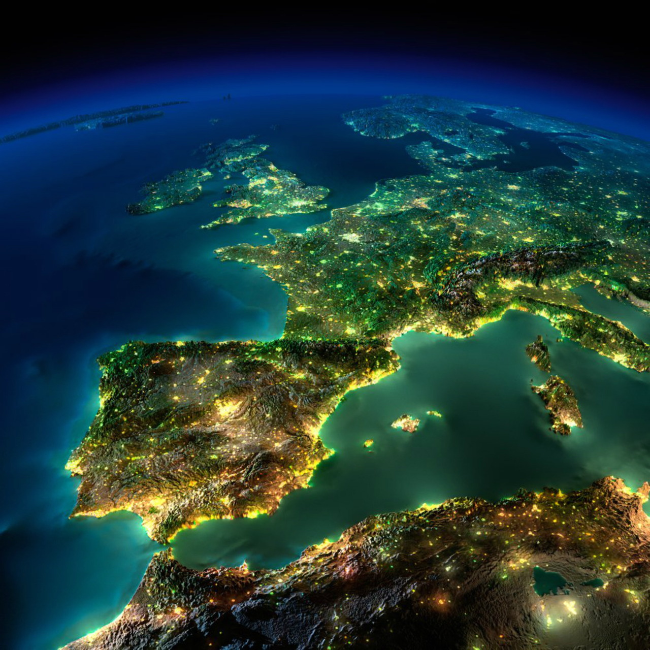 Western Mediterranean Night