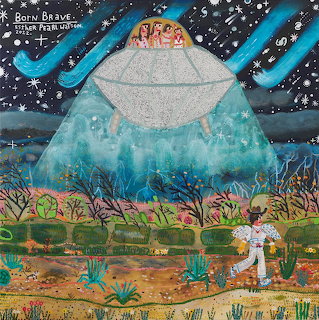 UFO Astronaut Landscape