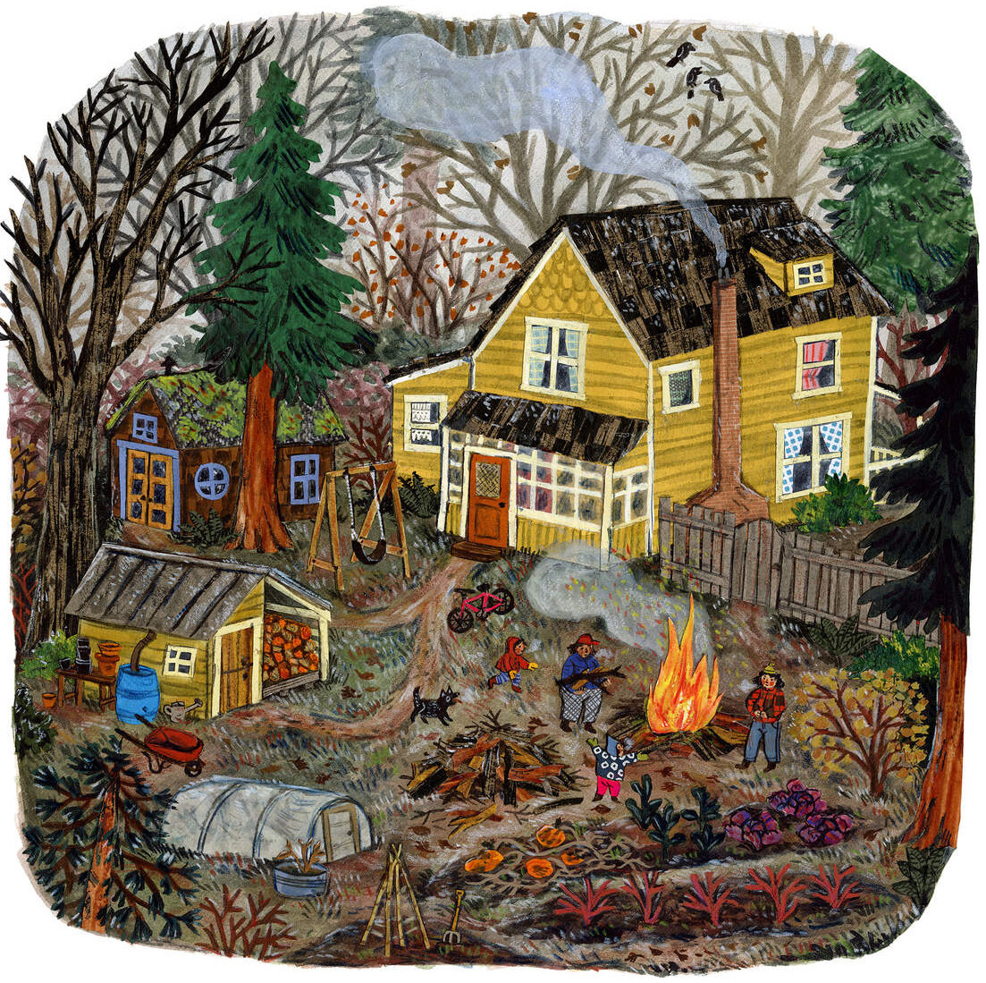 Bonfire by Phoebe Wahl
