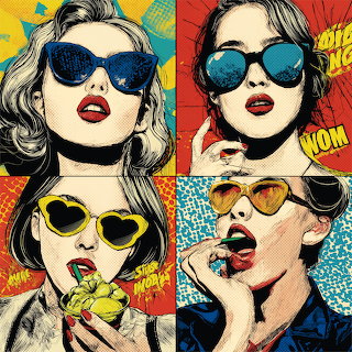 Pop Art Woman Portraits