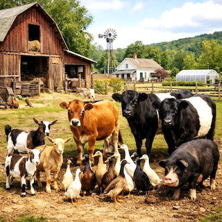 Barnyard Farm Animals