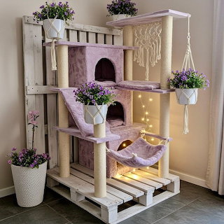 Multi-Level Cat Tower