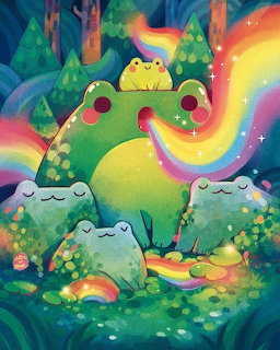 Frog Rainbow Light
