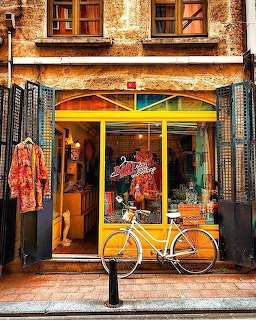 Vintage Clothing Shop Facade
