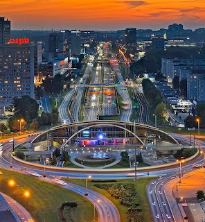 Katowice City Sunset