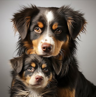 Mountain Dog Portrait