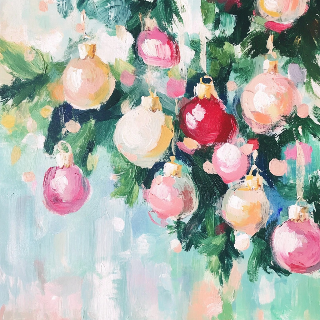 Christmas Ornaments Painting