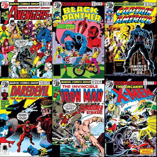 Marvel Comic Book Covers