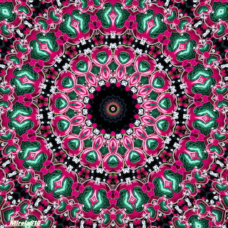 Pink Green Mandala