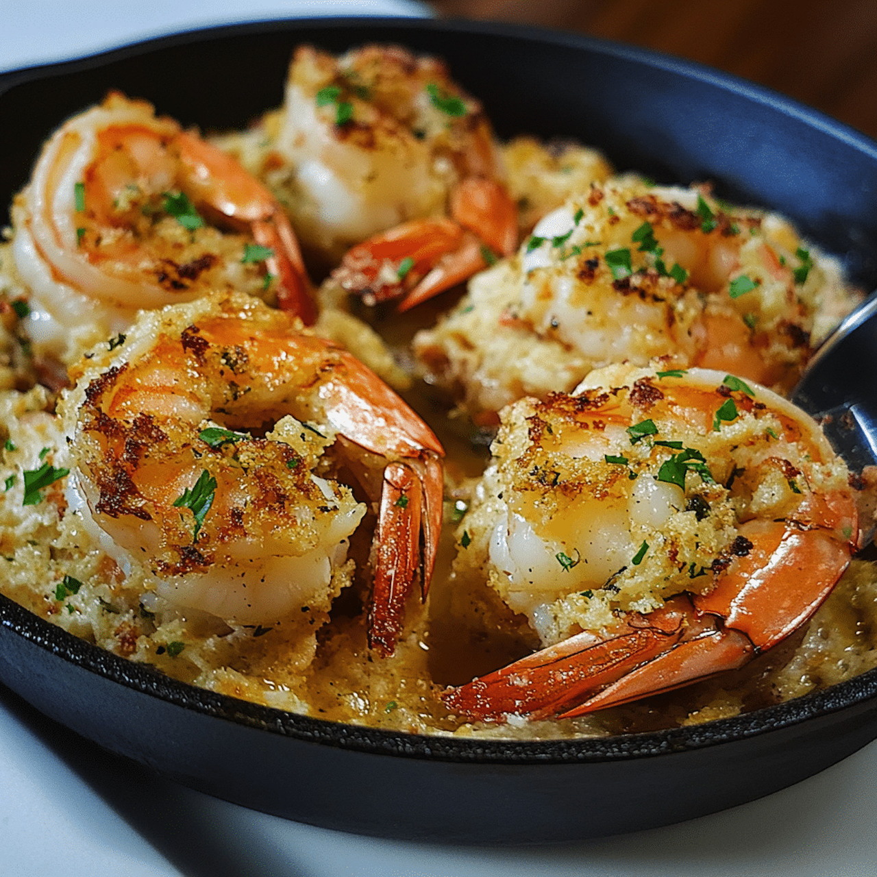 Stuffed Shrimp Skillet