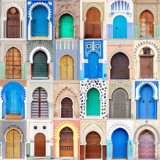 Moroccan Doors Collage