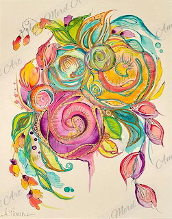 Colorful Swirl Art
