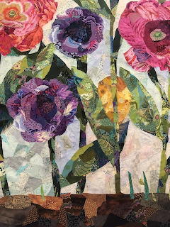 Colorful Flower Collage Art