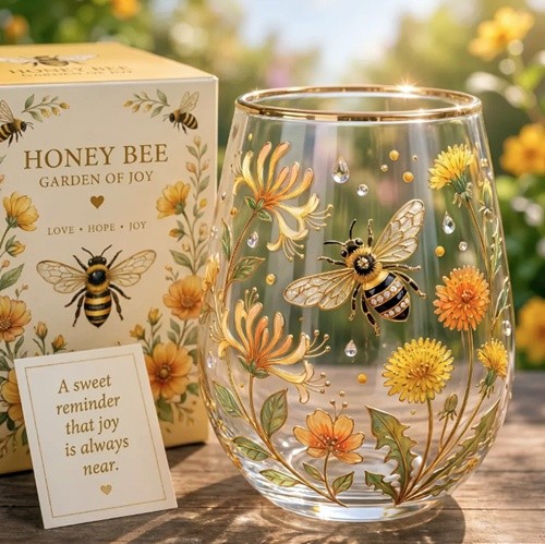 Honey Bee Glassware