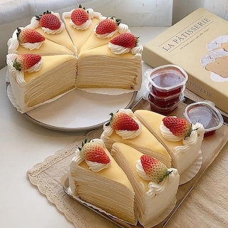 Strawberry Crepe Cake