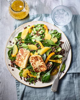 Grilled Halloumi Salad