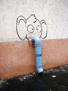 Elephant Pipe Street Art
