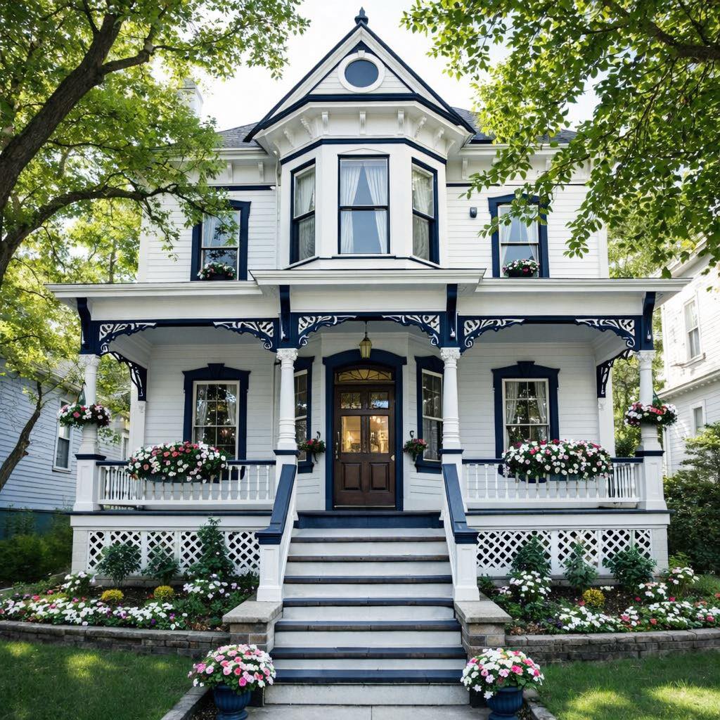 Victorian House with Porch