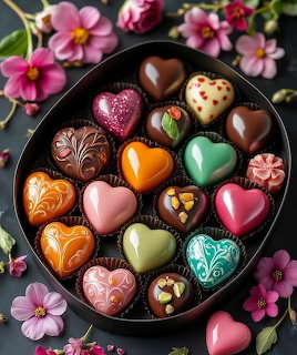 Heart Shaped Chocolates Box