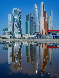 Moscow City Skyscrapers