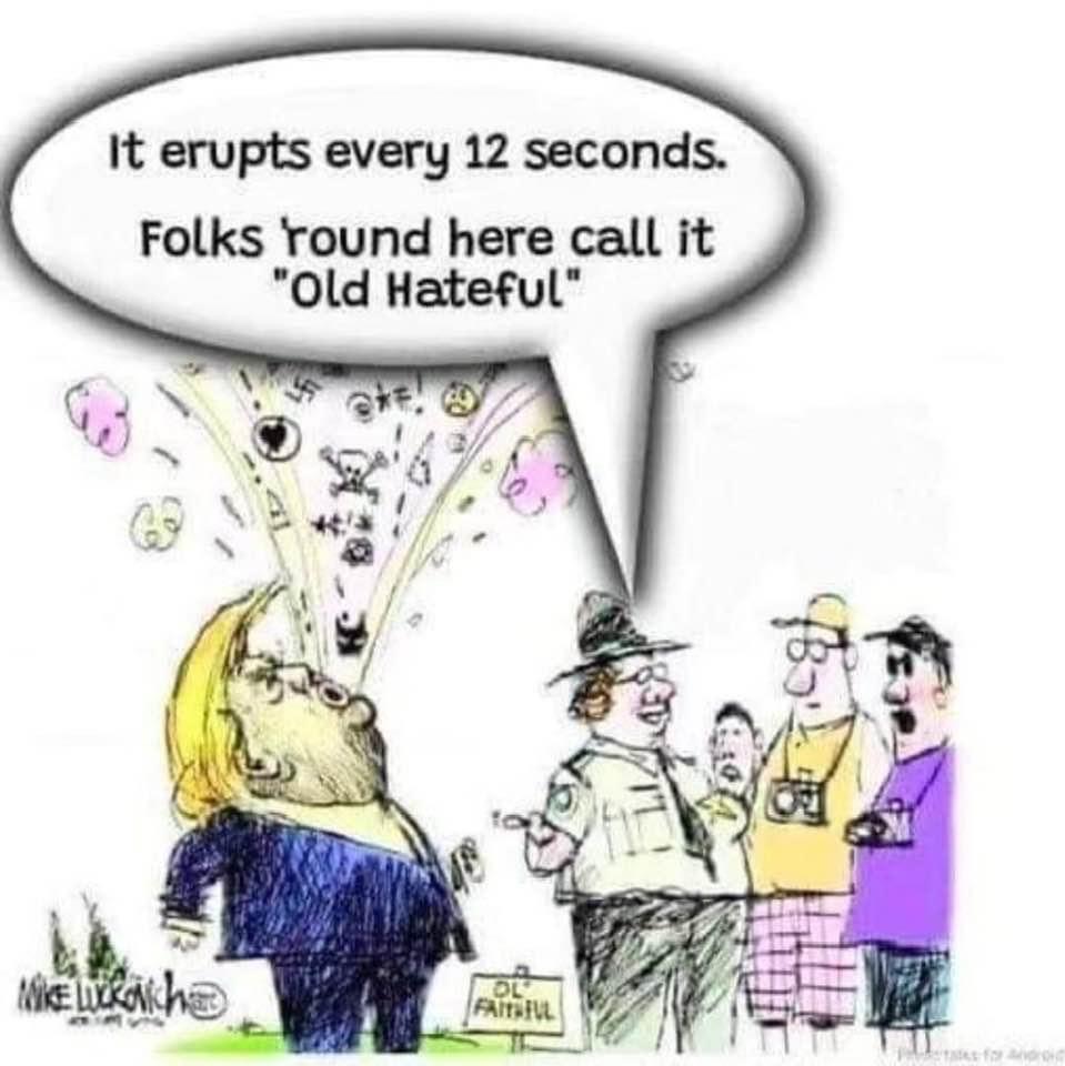 Old Faithful Geyser Cartoon