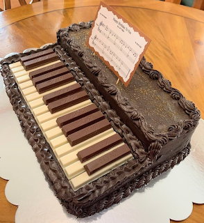 Piano Birthday Cake