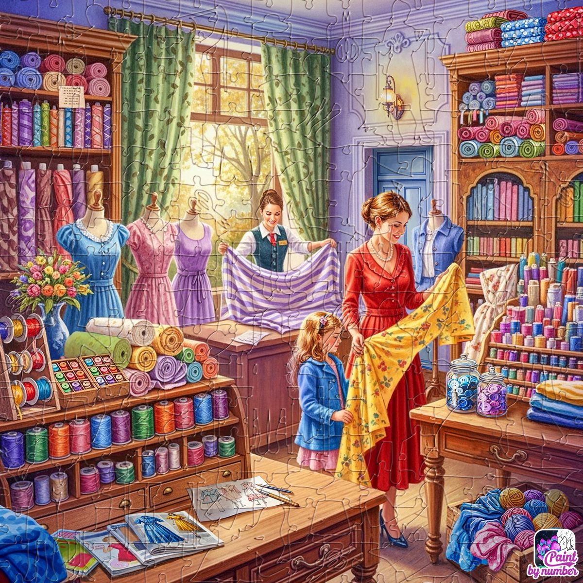 Vintage Haberdashery Shop Interior